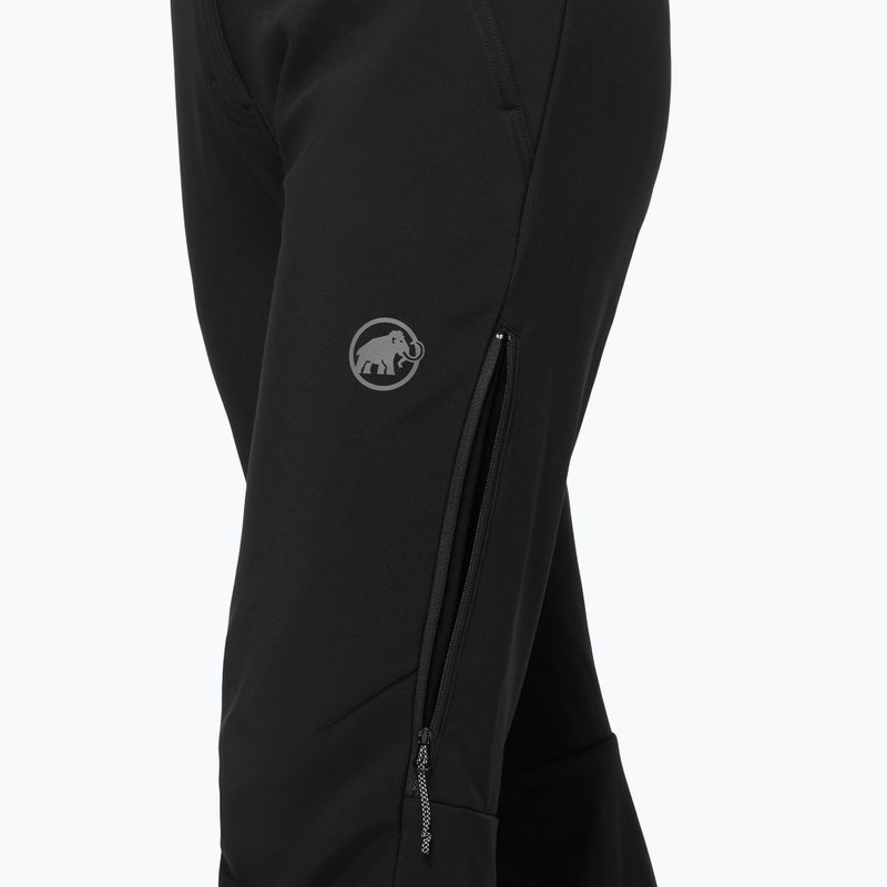 Pantaloni softshell pentru femei Mammut Runbold Winter SO black 4