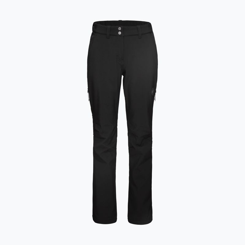 Pantaloni softshell pentru femei Mammut Runbold Winter SO black 8