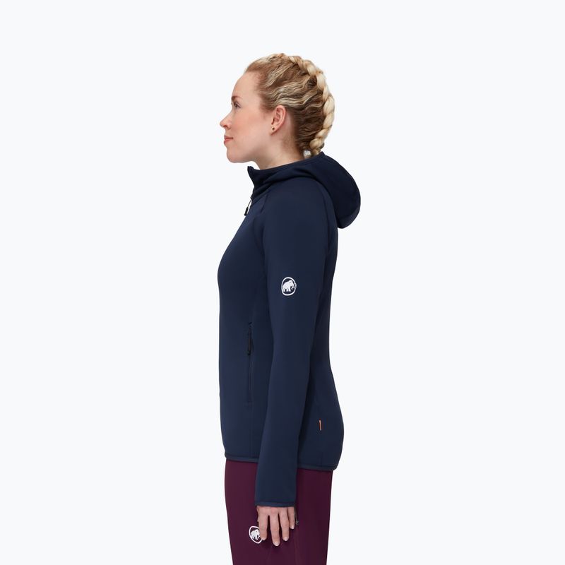 Bluză de trekking pentru femei Mammut Aconcagua ML Hooded Jacket Women marine 3