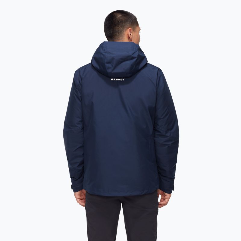Geacă 3w1 pentru bărbați Mammut Convey 3 in 1 HS Hooded marine/ glacier blue 3