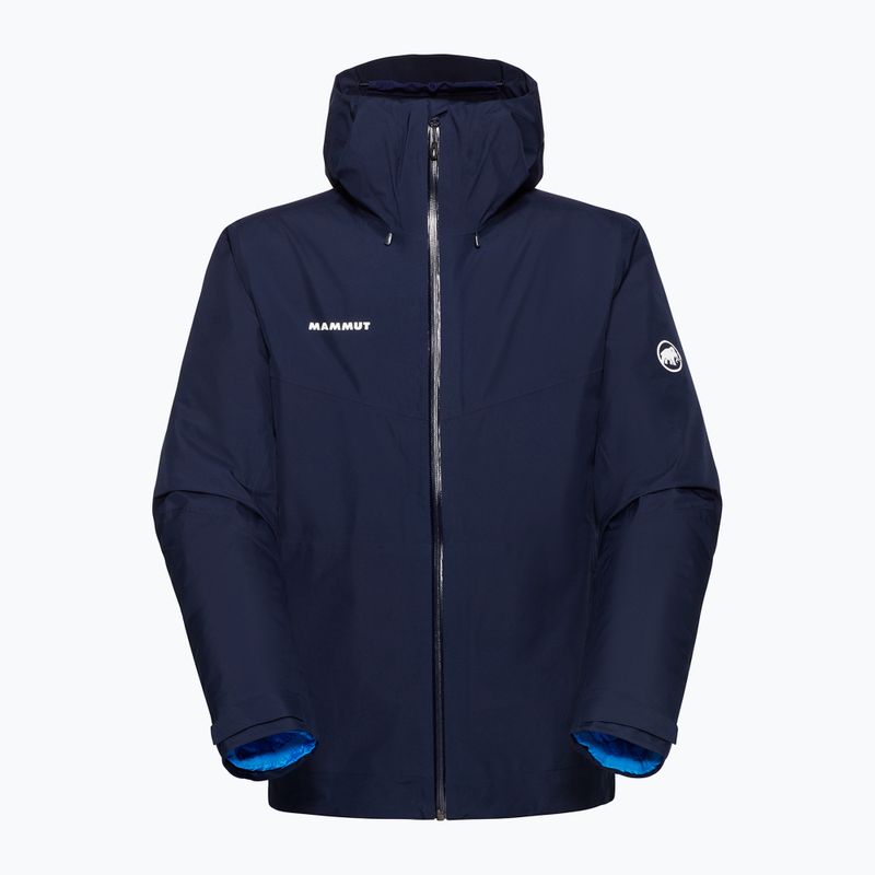 Geacă 3w1 pentru bărbați Mammut Convey 3 in 1 HS Hooded marine/ glacier blue 9