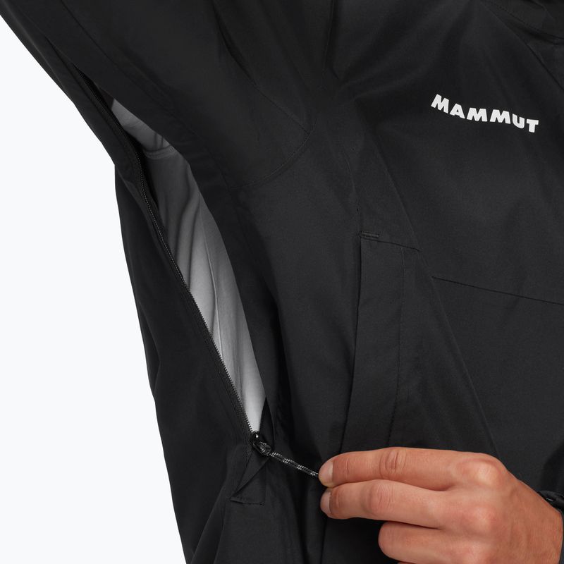 Geacă de ploaie pentru bărbați Mammut Treeline HS Hooded black 6