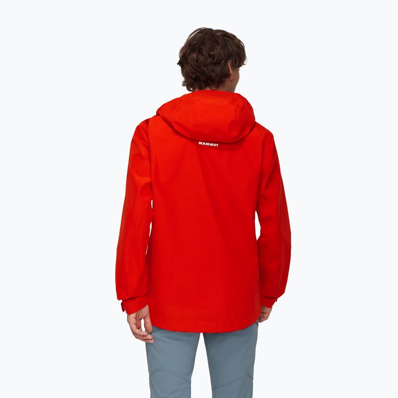 Geacă de ploaie pentru bărbați Mammut Crater Light HS Hooded mammut red 2