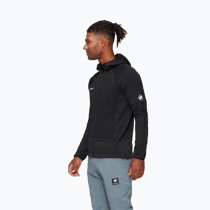Geacă de vânt pentru bărbați Mammut Massone ML Hooded black 3
