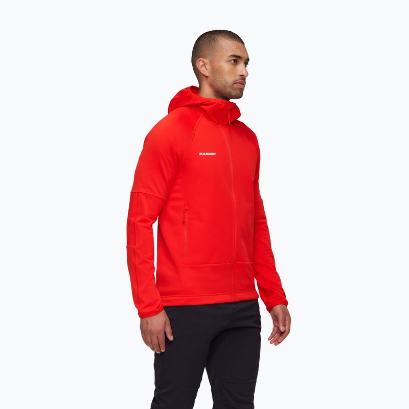 Geacă de vânt pentru bărbați Mammut Massone ML Hooded mammut red 3