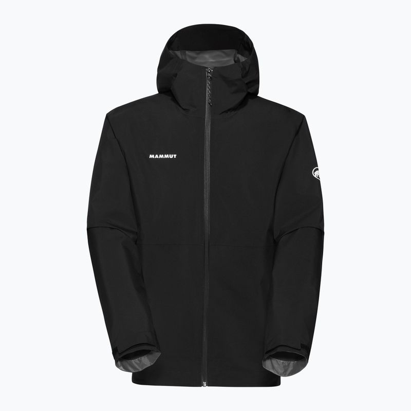 Geacă de ploaie pentru bărbați Mammut Linard Light HS Hooded black
