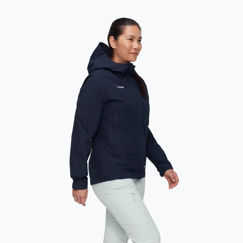 Geacă de ploaie pentru femei Mammut Treeline Light HS Hooded marine 3