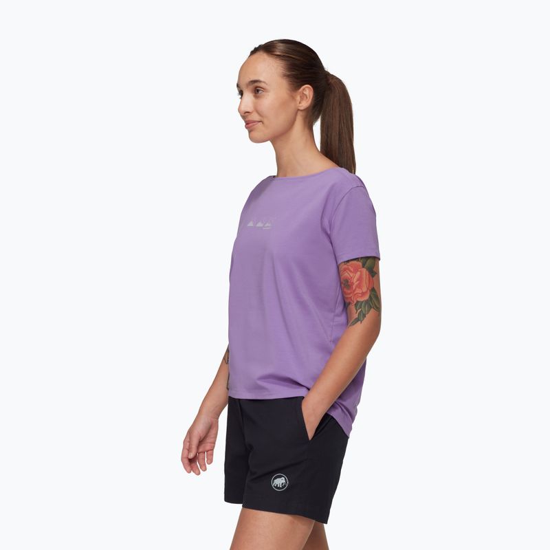 Tricou pentru femei Mammut Seon Playground lavandin 3