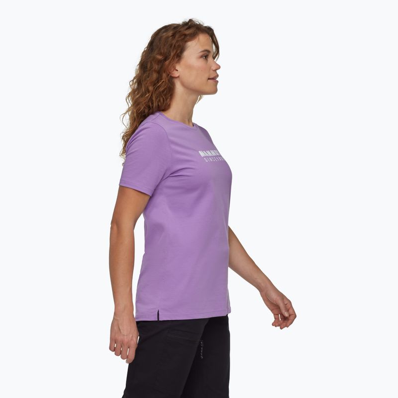 Tricou pentru femei Mammut Core Classic lavandin 3