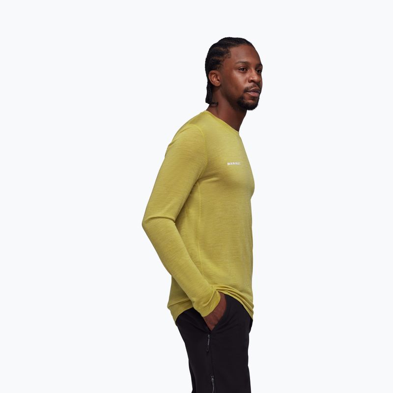 Longsleeve pentru bărbați Mammut Tree Wool FL aura melange 01690 3