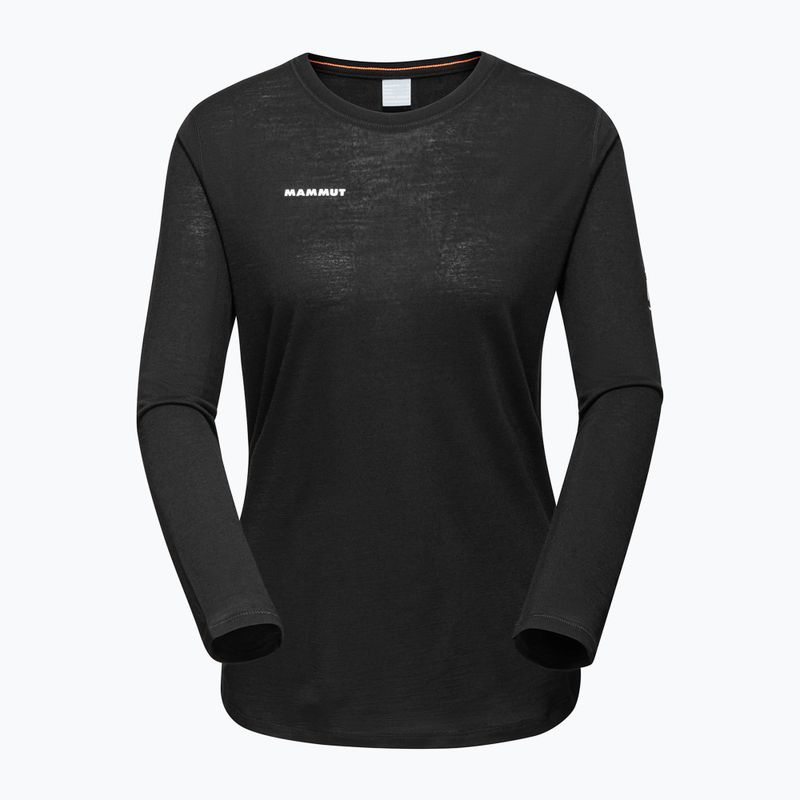 Longsleeve pentru femei Mammut Tree Wool FL black 01700 4