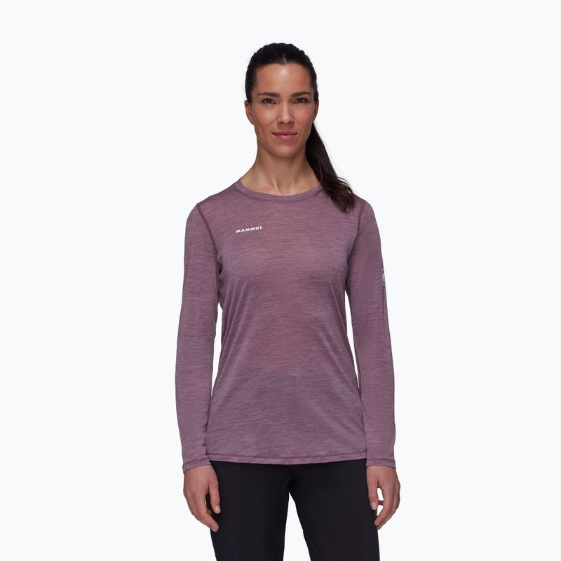 Longsleeve pentru femei Mammut Tree Wool FL flux melange 01700