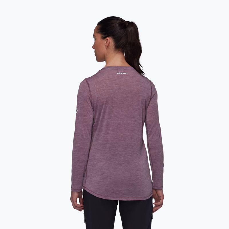 Longsleeve pentru femei Mammut Tree Wool FL flux melange 01700 2