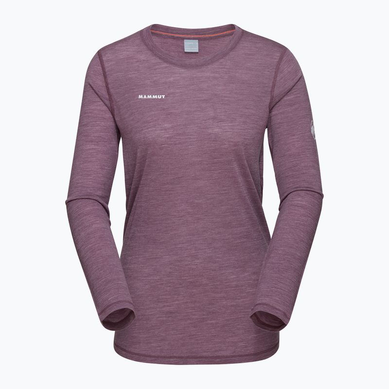 Longsleeve pentru femei Mammut Tree Wool FL flux melange 01700