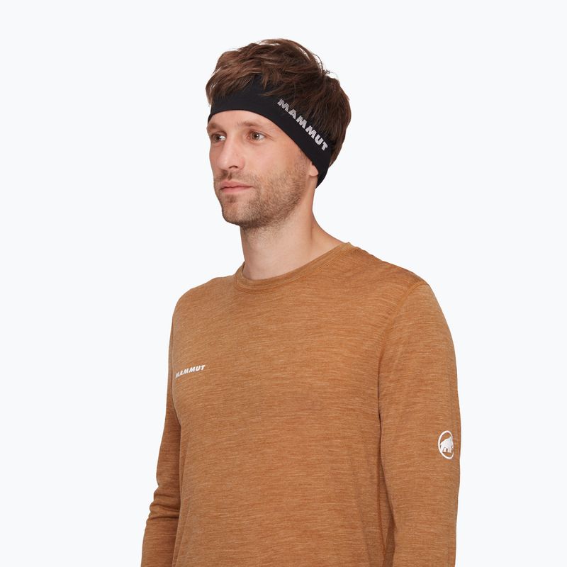 Bentiță Mammut Tree Wool Headband black 2