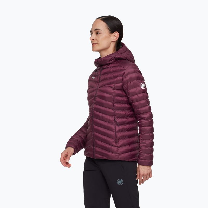 Geacă cu izolare pentru femei Mammut Albula IN Hooded vin/black 3