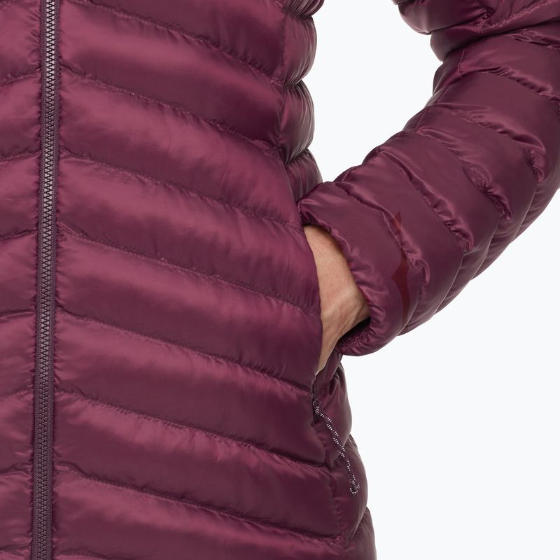 Geacă cu izolare pentru femei Mammut Albula IN Hooded vin/black 5