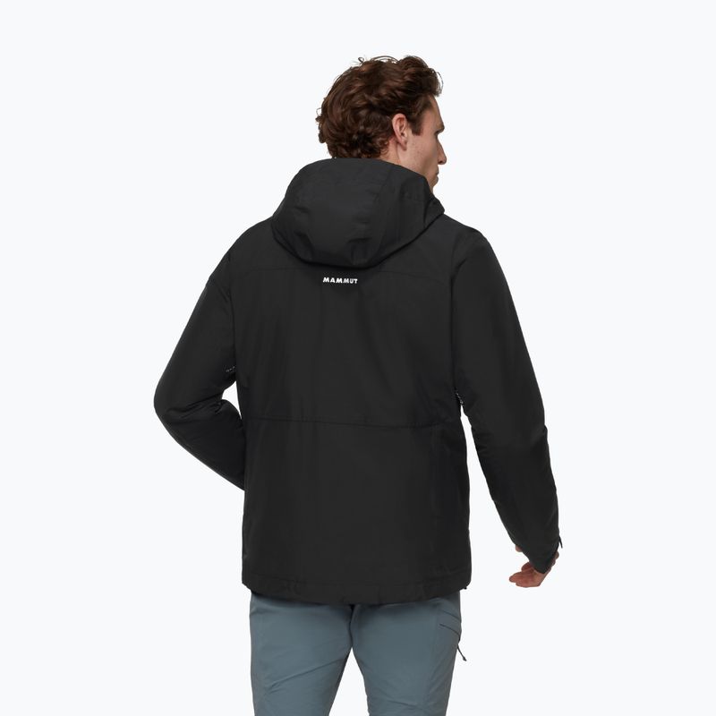 Geacă 3în1 pentru bărbați Mammut Treeline 3 in 1 HS Hooded Jacket Men black/black 2