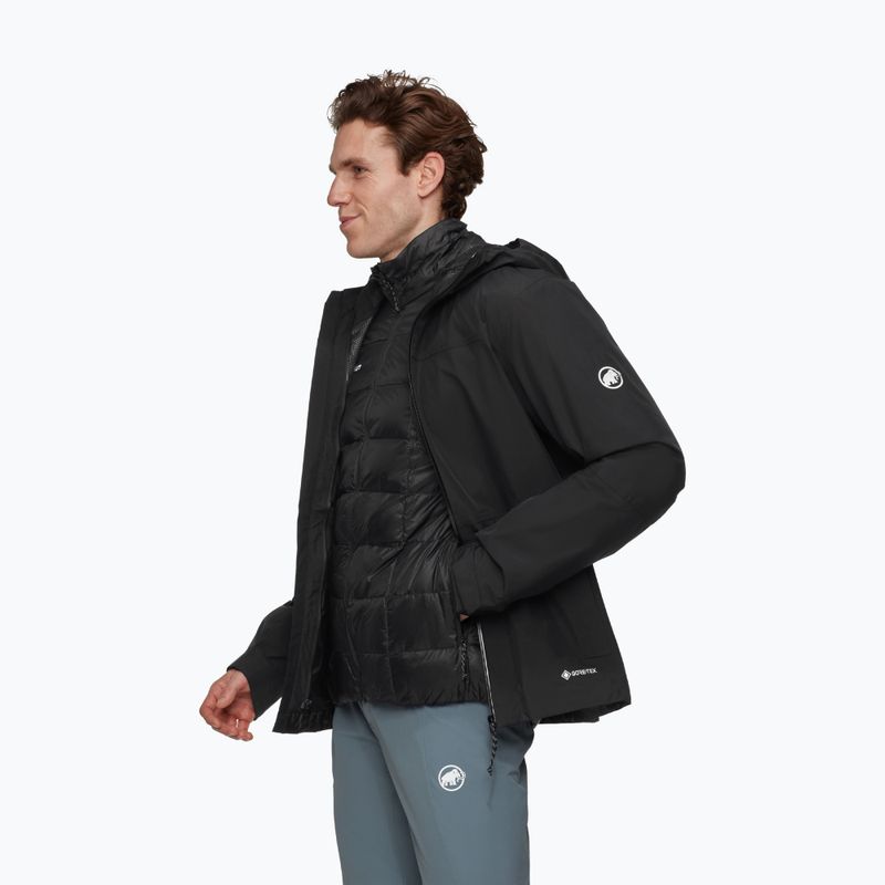 Geacă 3în1 pentru bărbați Mammut Treeline 3 in 1 HS Hooded Jacket Men black/black 3