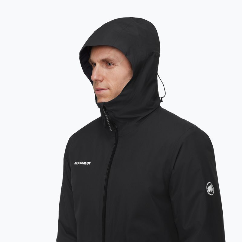 Geacă de ploaie pentru bărbați Mammut Linard HS Thermo Hooded Jacket Men black 4
