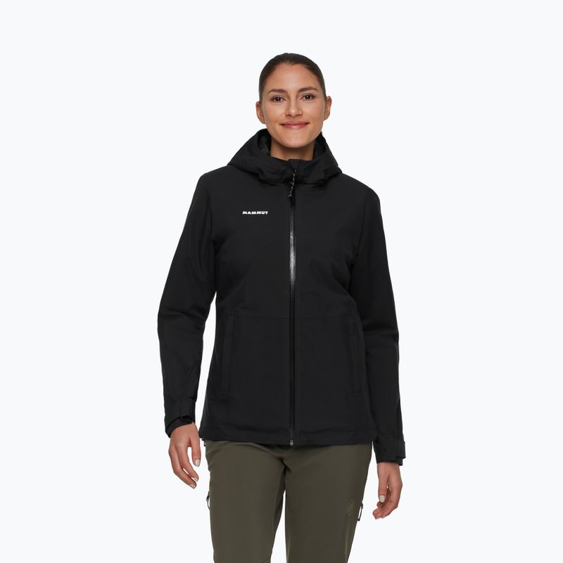 Geacă de ploaie pentru femei Mammut Linard HS Thermo Hooded Jacket Women black