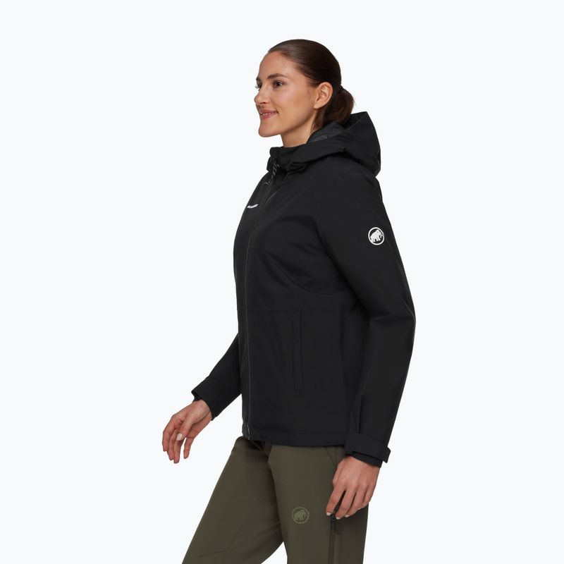 Geacă de ploaie pentru femei Mammut Linard HS Thermo Hooded Jacket Women black 3