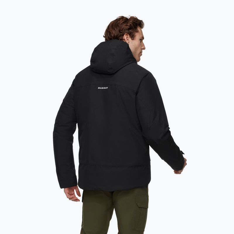 Geacă cu puf pentru bărbați Mammut Treeline HS Thermo Hooded black 2