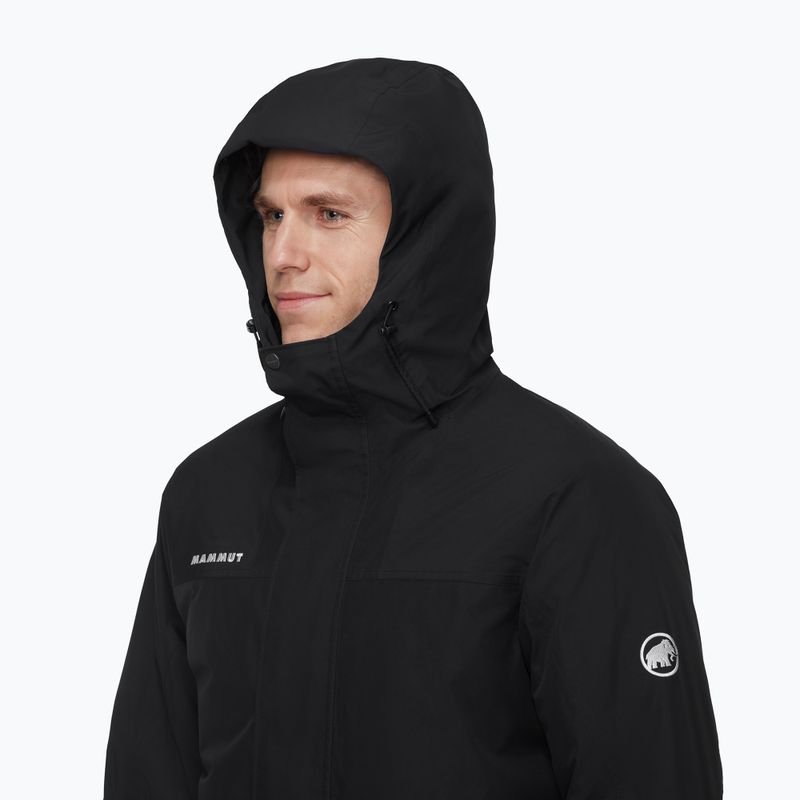 Geacă cu puf pentru bărbați Mammut Treeline HS Thermo Hooded black 4