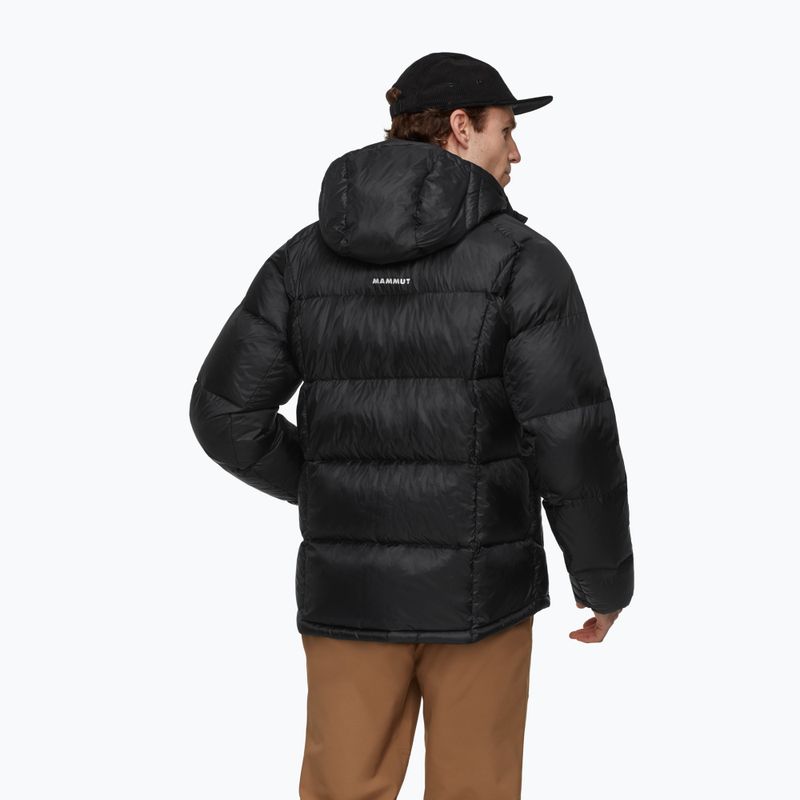 Geacă cu puf pentru bărbați Mammut Glacier Glow Insulation Hooded black 2