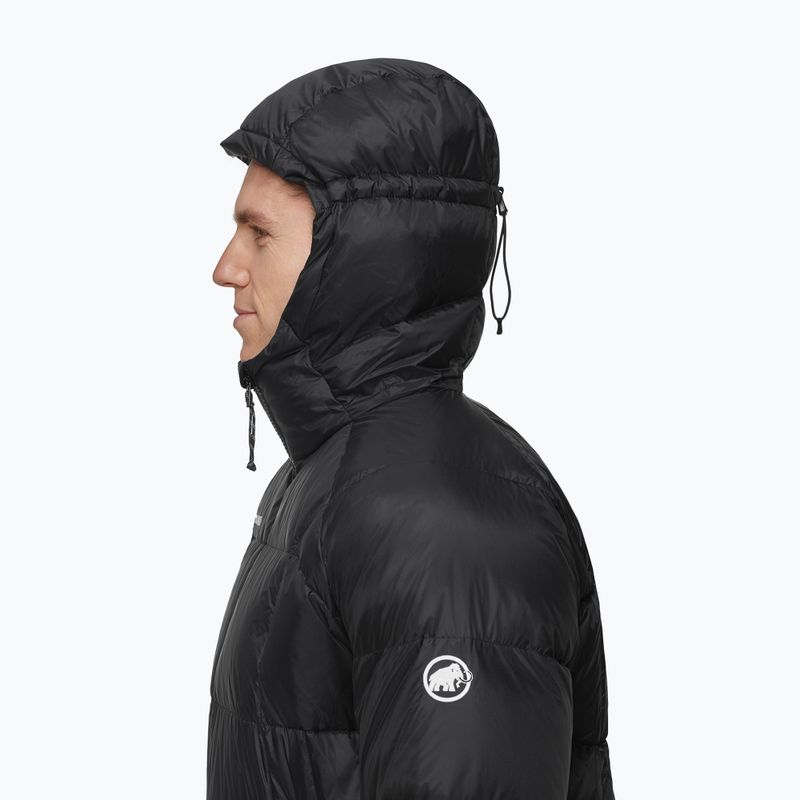 Geacă cu puf pentru bărbați Mammut Glacier Glow Insulation Hooded black 4