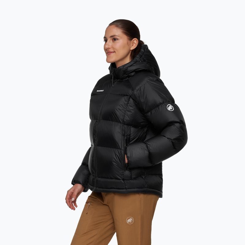 Geacă cu puf pentru femei Mammut Glacier Glow Insulation Hooded black 3