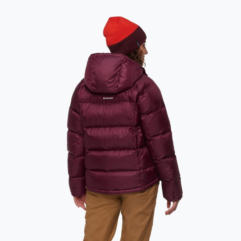 Geacă cu puf pentru femei Mammut Glacier Glow Insulation Hooded vin 2