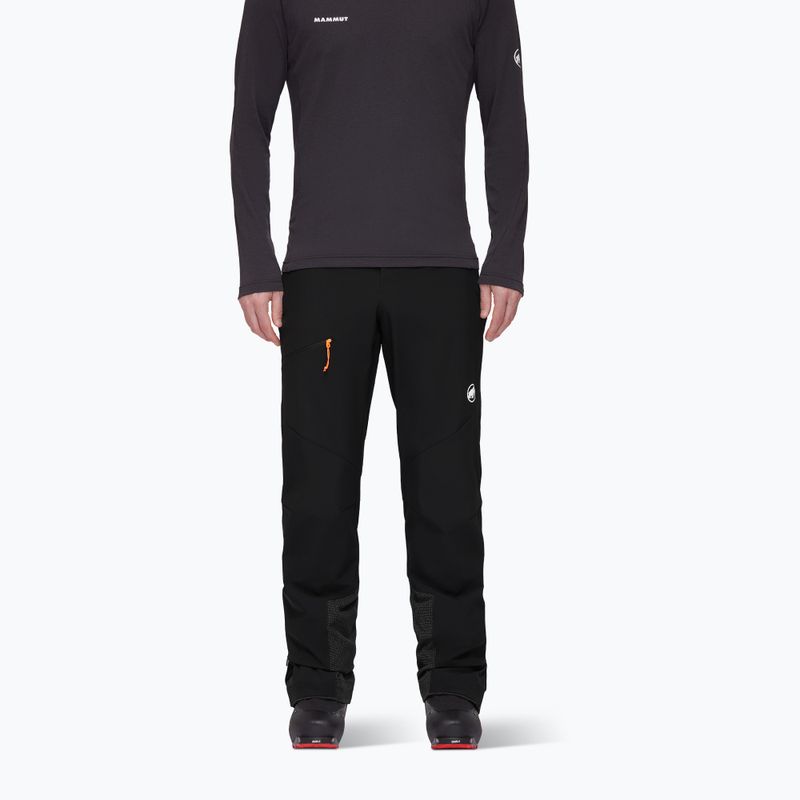 Pantaloni softshell pentru bărbați Mammut Taiss Guide black