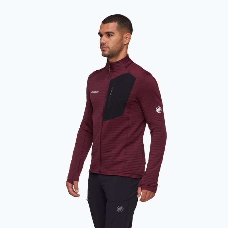 Bluză pentru bărbați Mammut Taiss Light ML vin/black 3