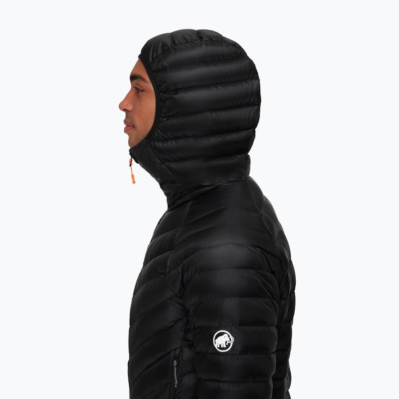 Geacă cu puf pentru bărbați Mammut Broad Peak Insulation Hooded black 4