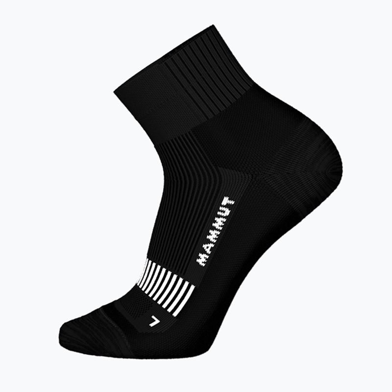 Șosete Mammut Hiking Full Cushion Quarter black/white