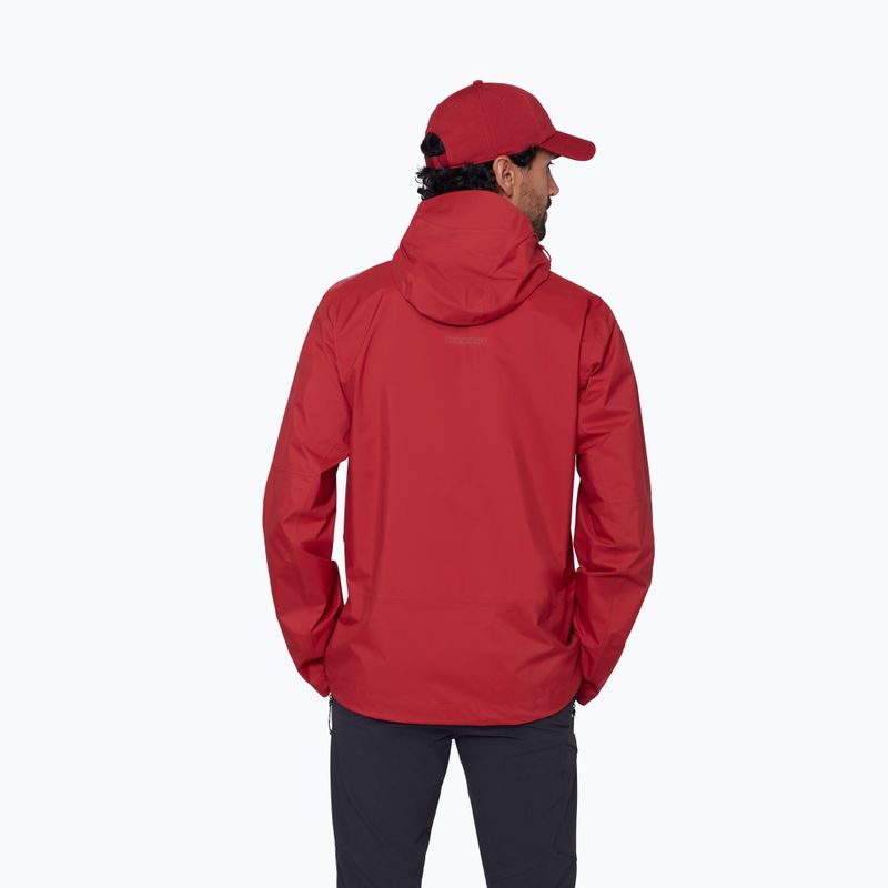 Geacă împotriva vântului pentru bărbați Mammut Ducan HS Hooded dark mammut red 3