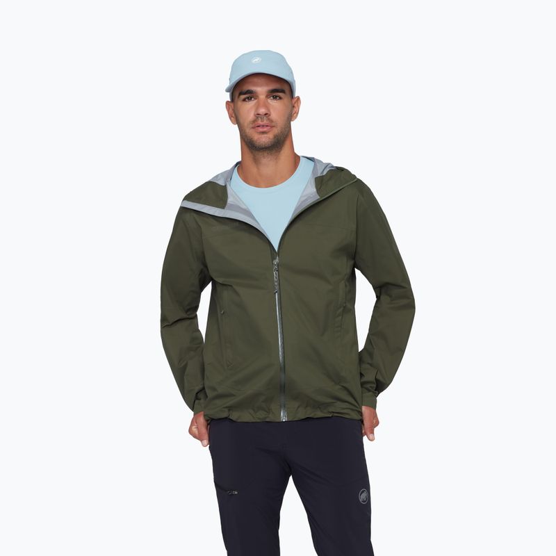 Geacă împotriva vântului pentru bărbați Mammut Ducan HS Hooded dark mesh