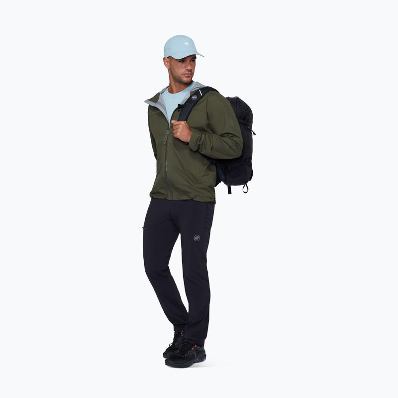 Geacă împotriva vântului pentru bărbați Mammut Ducan HS Hooded dark mesh 2
