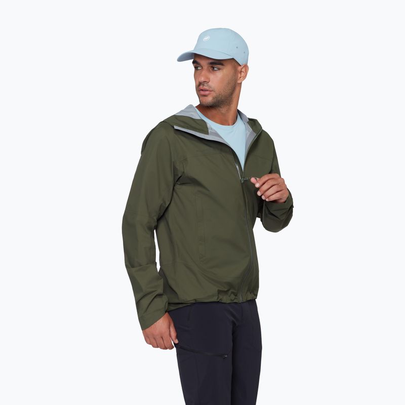 Geacă împotriva vântului pentru bărbați Mammut Ducan HS Hooded dark mesh 4