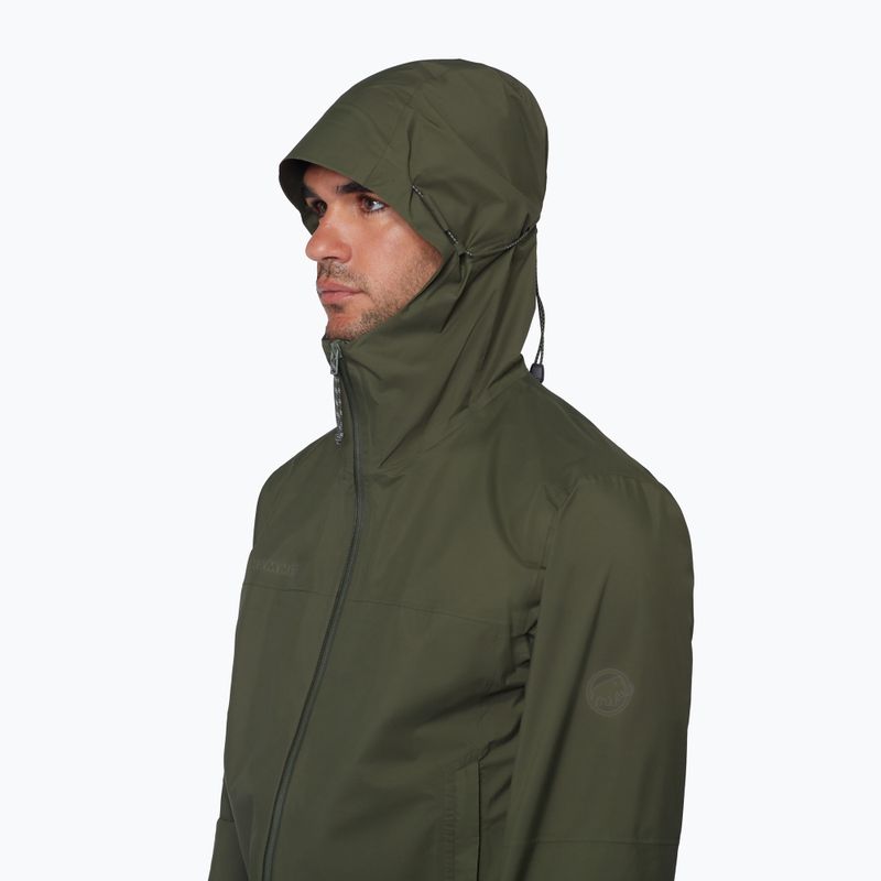 Geacă împotriva vântului pentru bărbați Mammut Ducan HS Hooded dark mesh 5