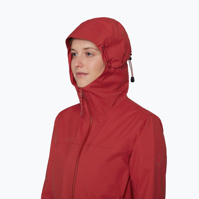 Geacă împotriva vântului pentru femei Mammut Ducan HS Hooded dark mammut red 5