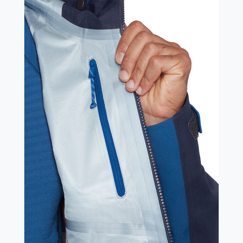 Geacă de ploaie pentru bărbați Mammut Crater IV HS Hooded sweatshirt/marine 6