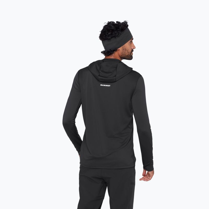 Bluză de trekking pentru bărbați Mammut Selun FL Sun Hoody black 3