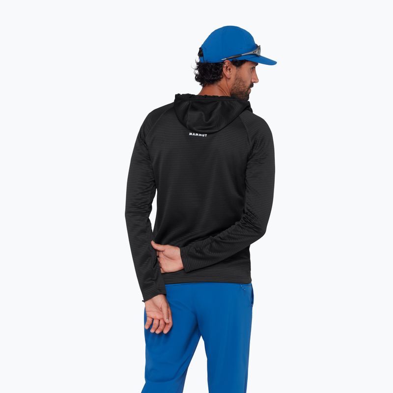 Bluză de trekking pentru bărbați Mammut Crag ML Hooded black 3