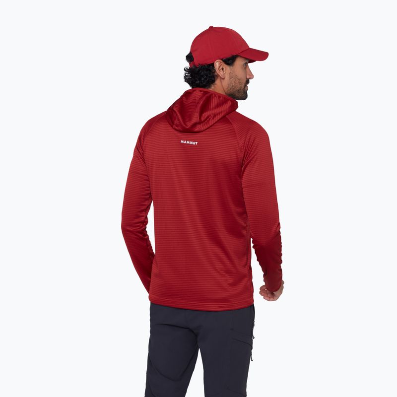 Bluză de trekking pentru bărbați Mammut Crag ML Hooded dark mammut red 3