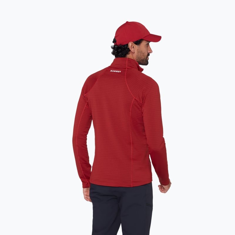 Bluză pentru bărbați Mammut Taiss ML Half Zip Pull dark mammut red 3