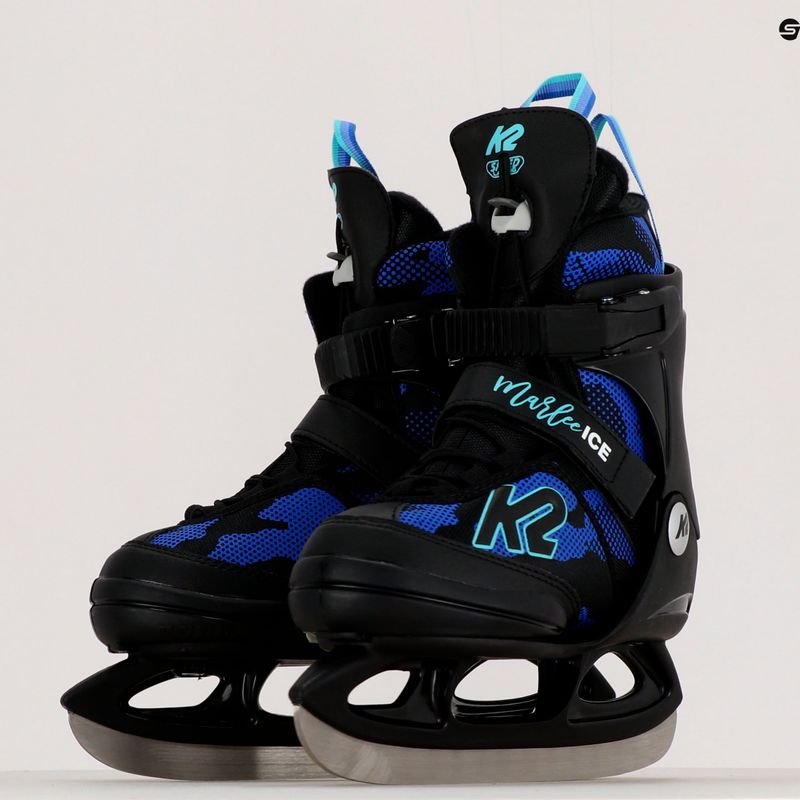Patine de gheață pentru copii K2 Marlee Ice, negru 9