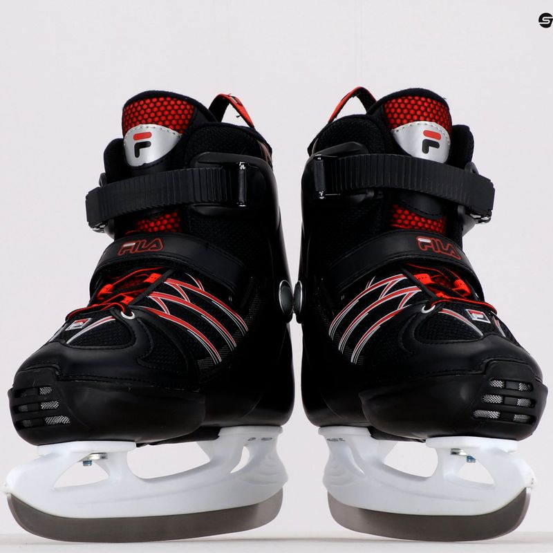 Patine pentru copii FILA X-One black/red 10