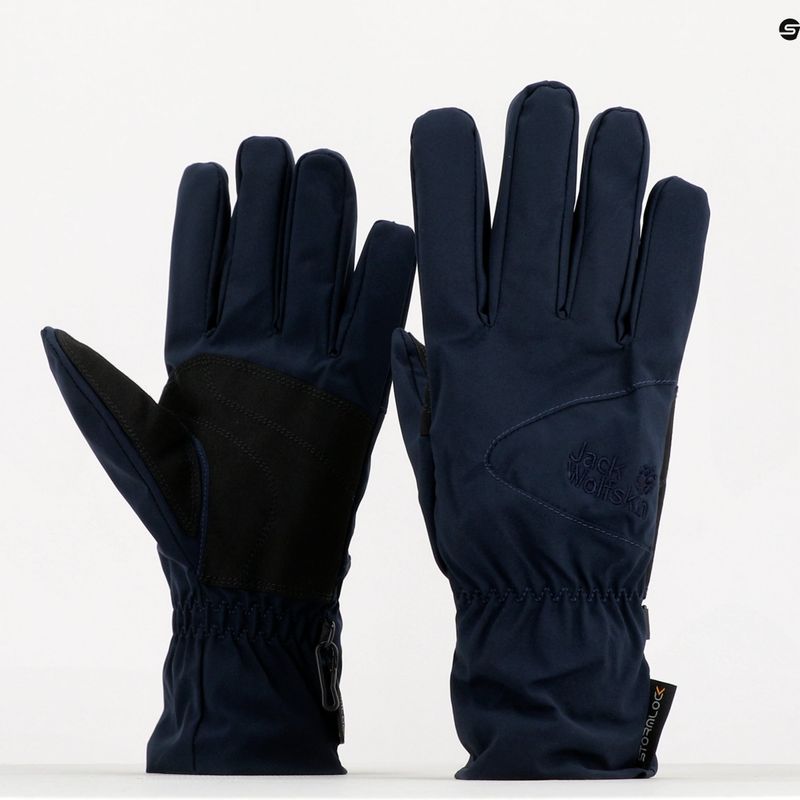 Jack Wolfskin Stormlock Stormlock Highloft mănuși de trekking albastru marin 1904433_1010_001 6